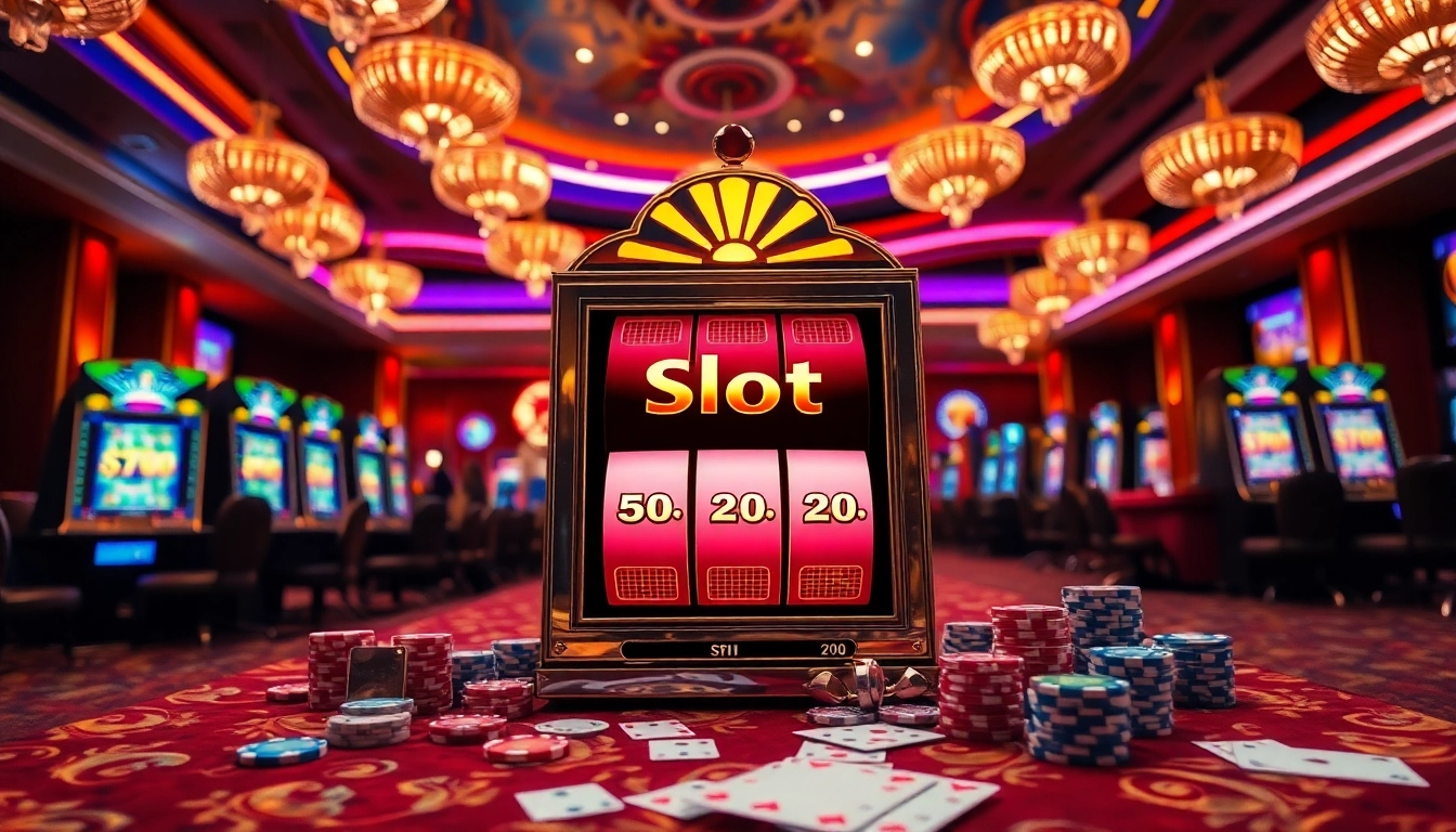 Menggugah pemain di mesin slot dana kasino, menampilkan kegembiraan dan kemewahan dalam perjudian.