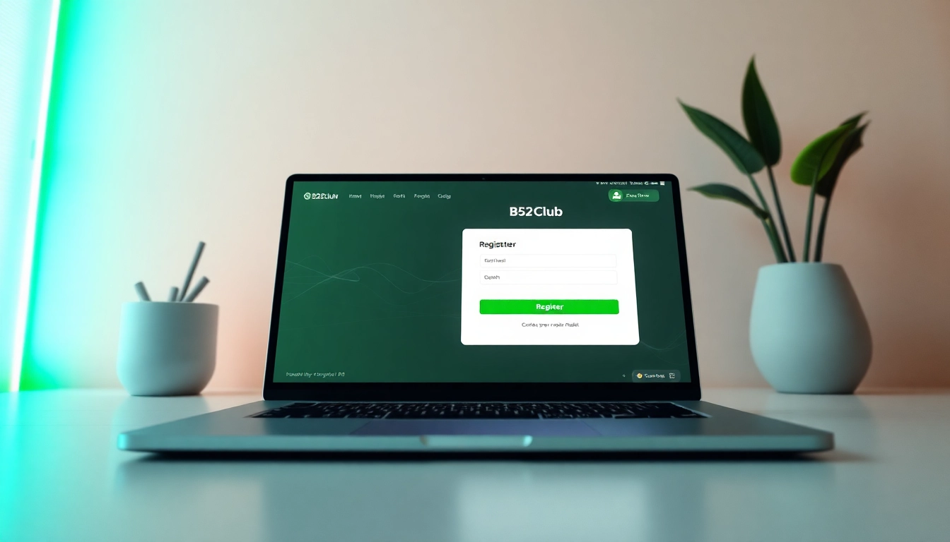 Registering for B52Club made easy with a user-friendly online form.