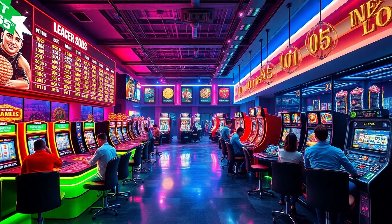 Engaging online gaming atmosphere at nhà cái bl555 casino, featuring dynamic players and digital betting.